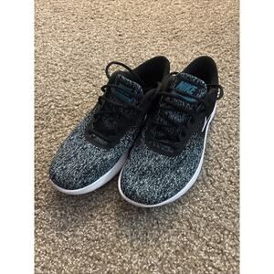 Nike Flex Contact Black Blue Women’s Running Shoe Size 10